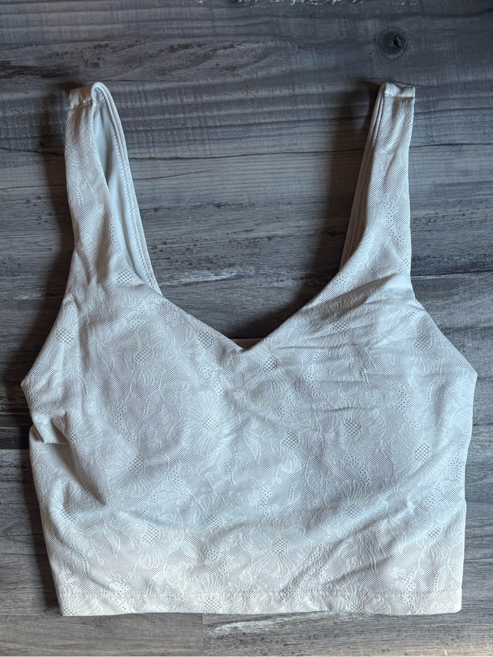 White OFFLINE BY AERIE Floral Lace Crop Tank Top - Women's Crop Top
